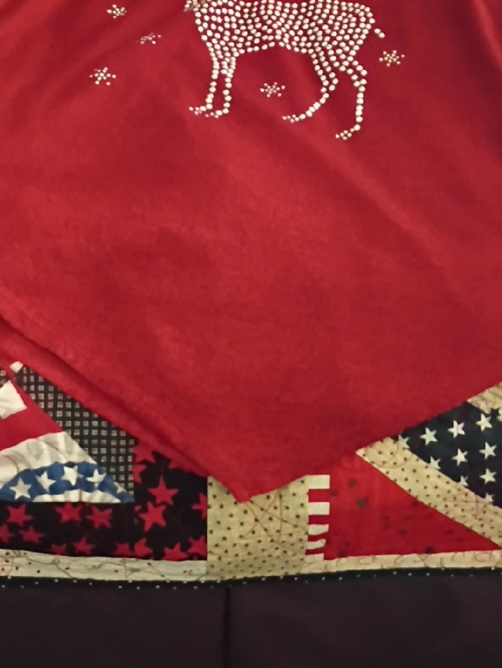 Red Rhinestone Reindeer Sweater - Picture 5 of 5